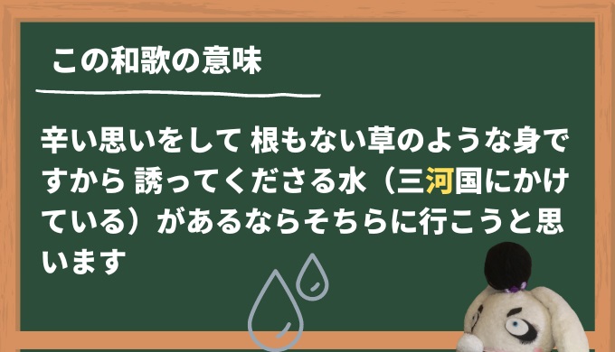 小野小町の返歌