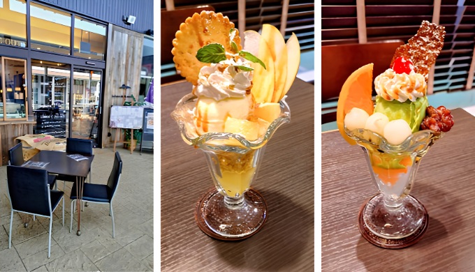 サクラデラノーチェのパフェ