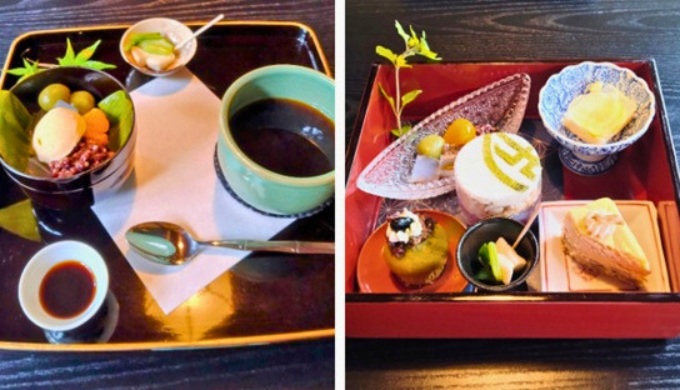 発酵あんこの白玉あんみつと発酵スイーツボックス